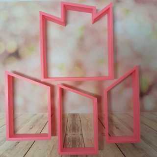 Cortador Moldura Formas Geométricas 3 Opções pasta americana em Oferta na Shopee