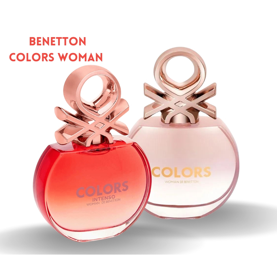 Benetton Colors Woman - EDT Rosé e EDP Rosé Intenso - Perfume feminino