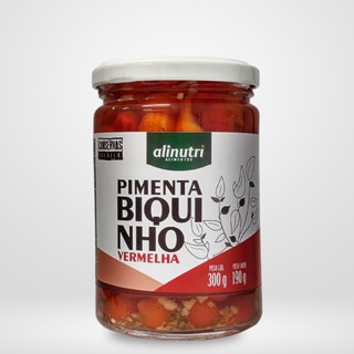 Pimenta Biquinho Vermelha em Conserva 190g Alinutri