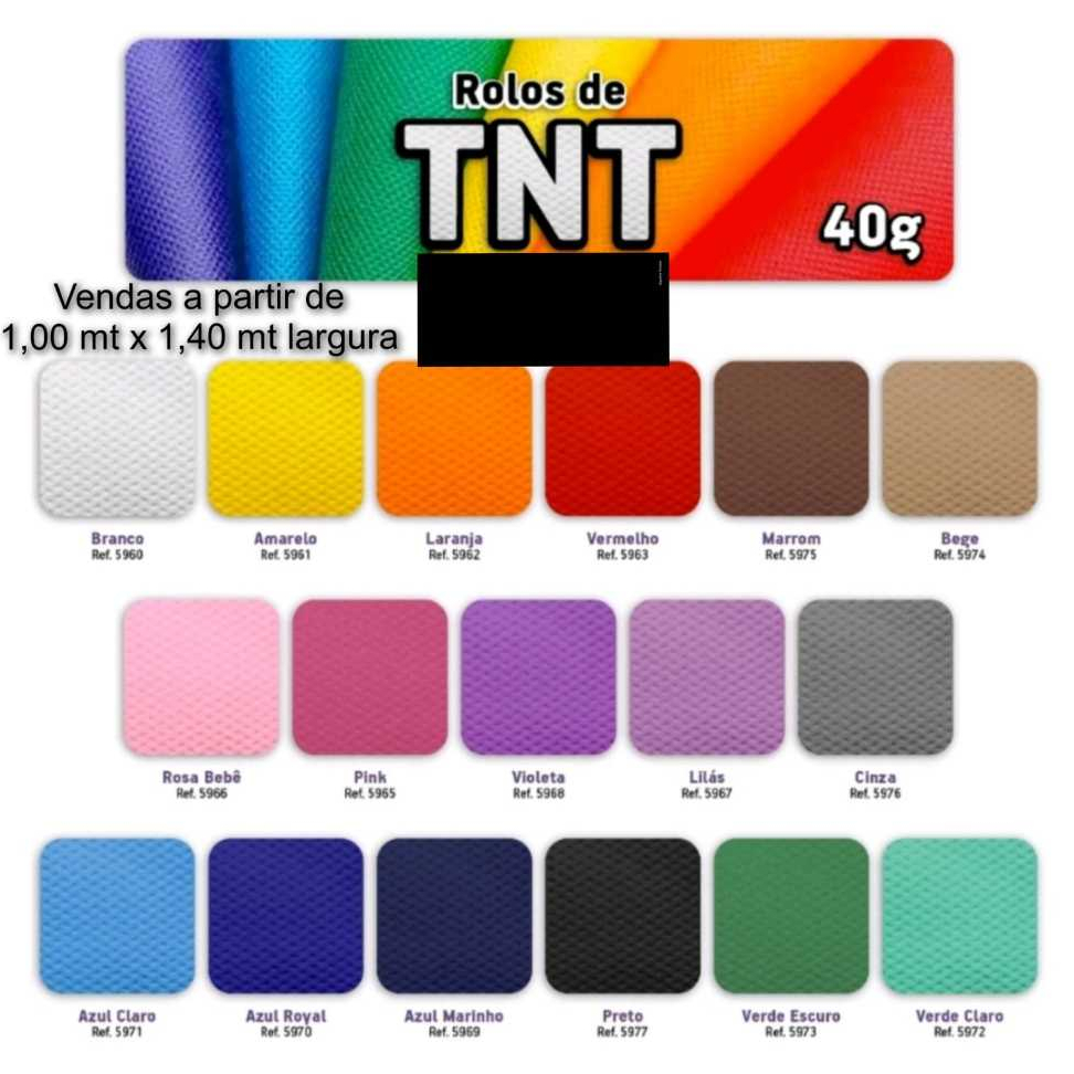 TNT Liso Santa Fé 40g (vendas a partir de 1,00 mt x 1,40 mt LARG)Revestimento De Caixas-Móveis;FORRO