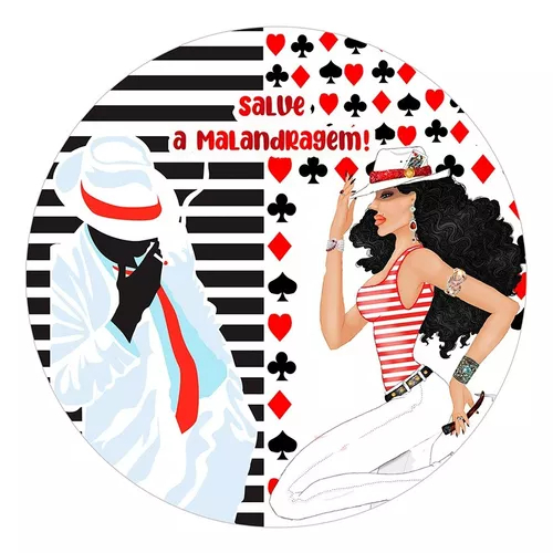 40 Adesivos Salve A Malandragem Maria Navalha Ze Pilintr 3cm