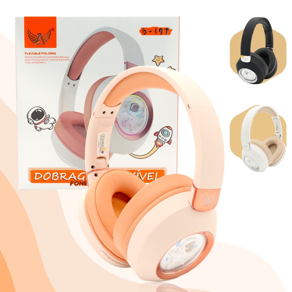 Fone de Ouvido Bluetooth Astronauta Altomex B-19T Com Dobragem Flexivel