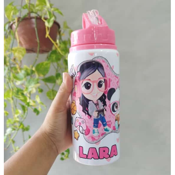 GARRAFINHA PERSONALIZADA COM NOME LULUCA em Oferta na Shopee