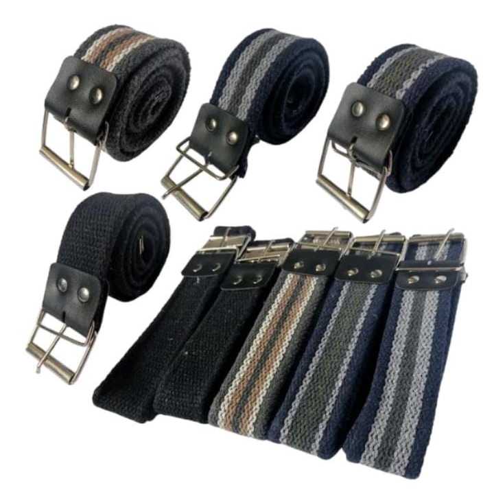 Cinto Masculino De Lona Varias Cores Tamanho em Oferta na Shopee