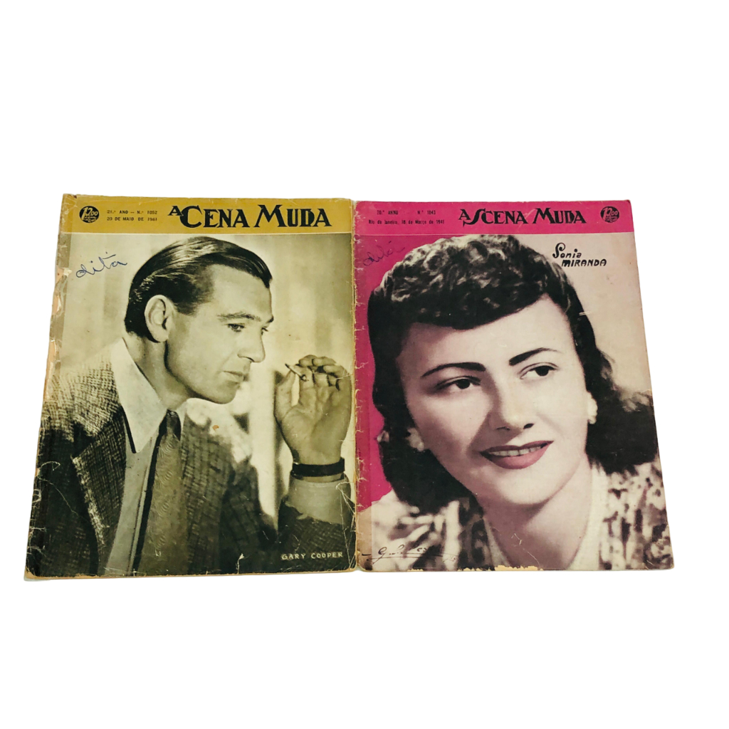 02 Revistas Acena Muda Gary Cooper E Sonia Miranda