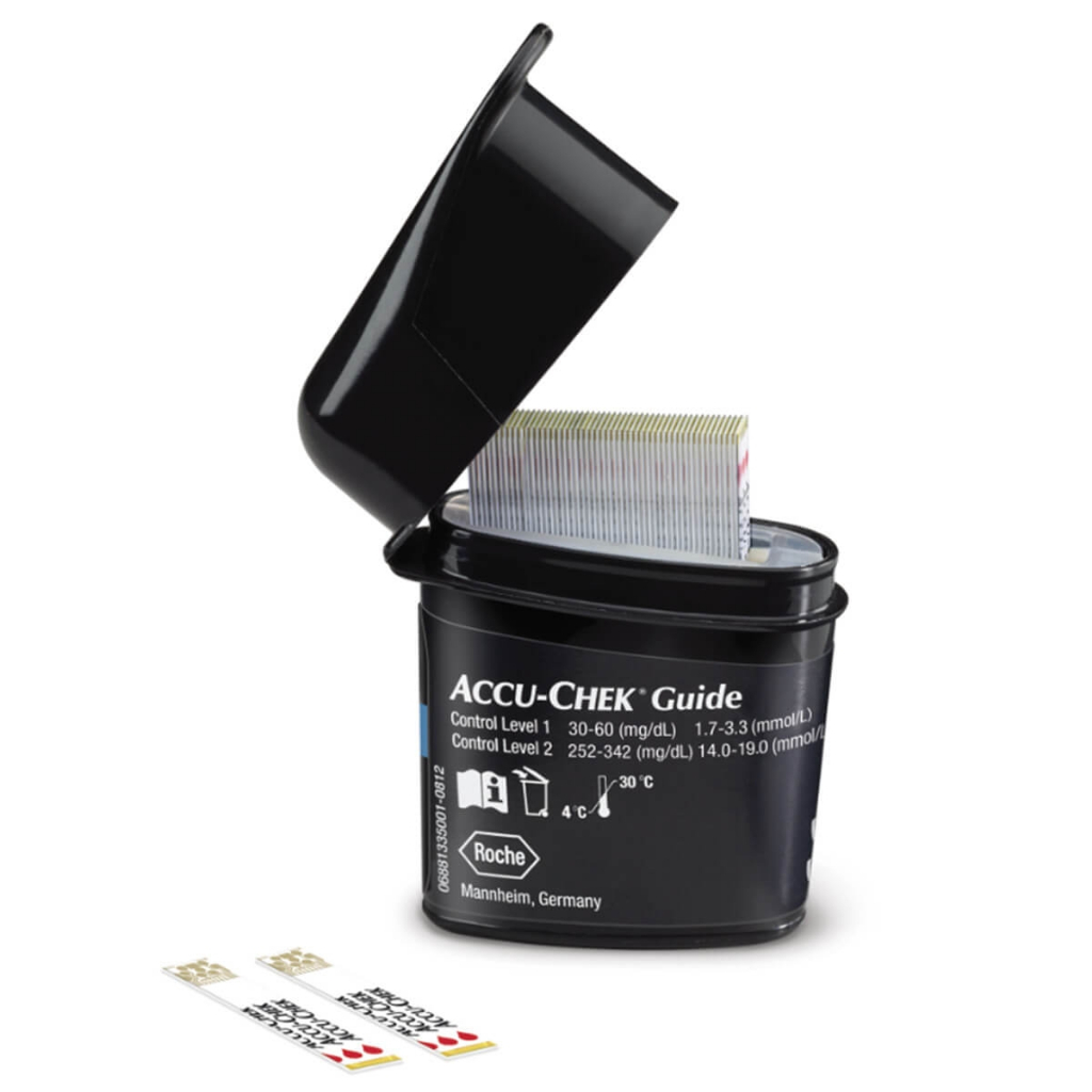 Tiras Accu-Chek Guide Pote c/ 50 Tiras Reagentes Originais