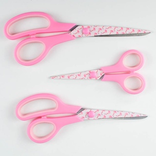 Kit 3 Tesouras Decoradas Corte Costura, Artesanato, Patchwork e Papelaria Aço Inoxidável - FLAMINGO em Oferta na Shopee