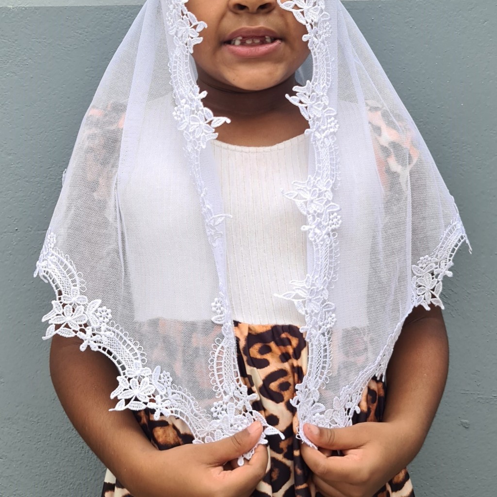 VÉU CCB INFANTIL CRIS - CONGREGAÇÃO CRISTÃ NO BRASIL em Oferta na Shopee