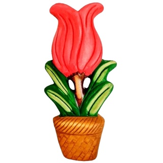 Vaso de Parede Flor Túlipa Decoração em Oferta na Shopee