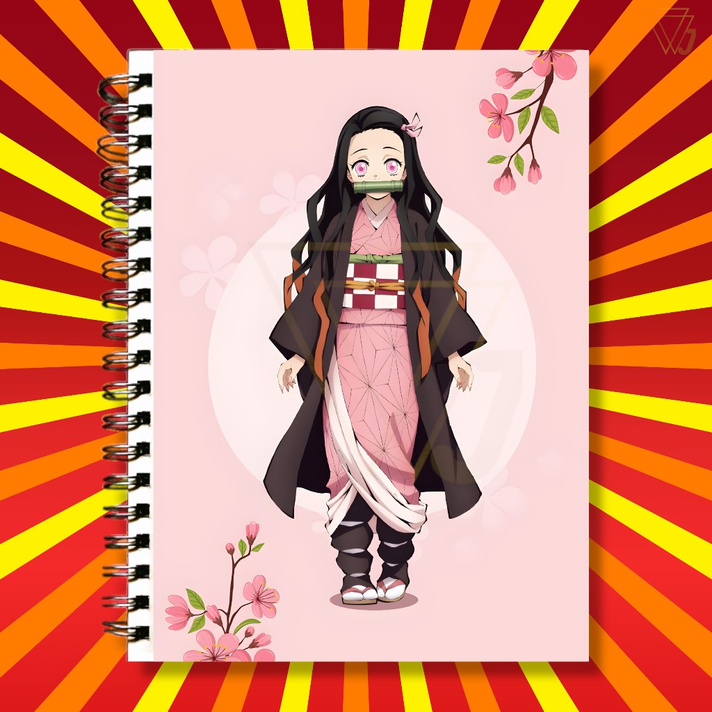Adesivo Para Capa de Caderno Nezuko Kamado Kimetsu no Yaiba Demon Slayer Excelente Qualidade em Oferta na Shopee