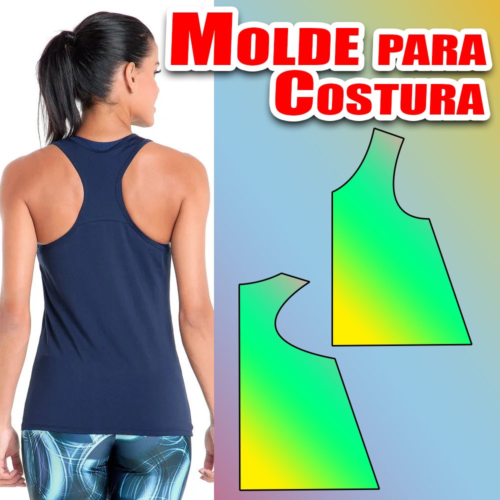 Molde Camisa Regata Academia