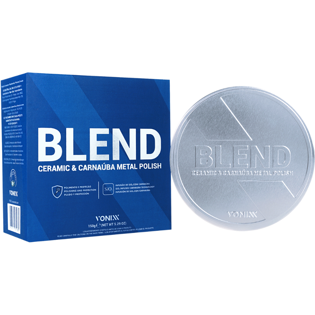 Produto para Polir Escapamento Cromado Aço Inox com Proteção Blend Metal Polish Vonixx - Spare Parts and Accessories for Vehicles