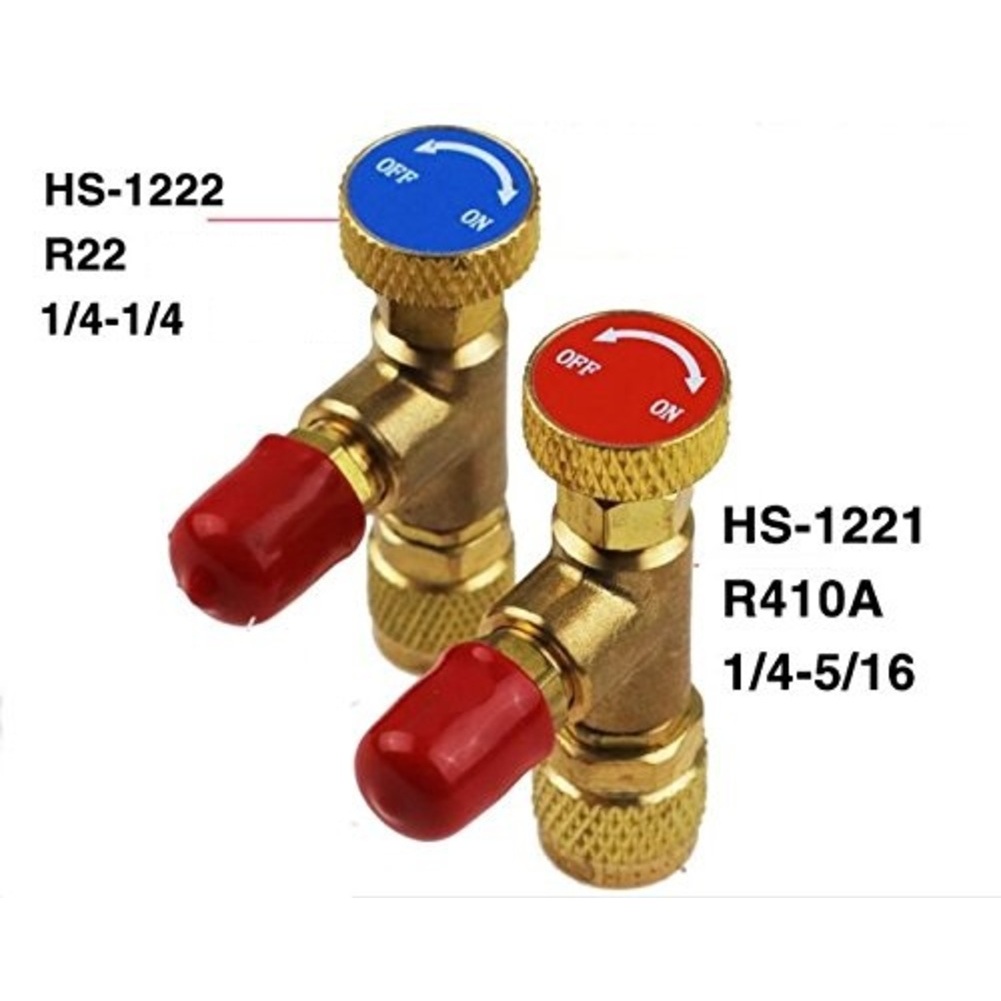 Válvula Acionadora Schrader Controle Gás 1/4 5/16 R22 R410a em Oferta na Shopee