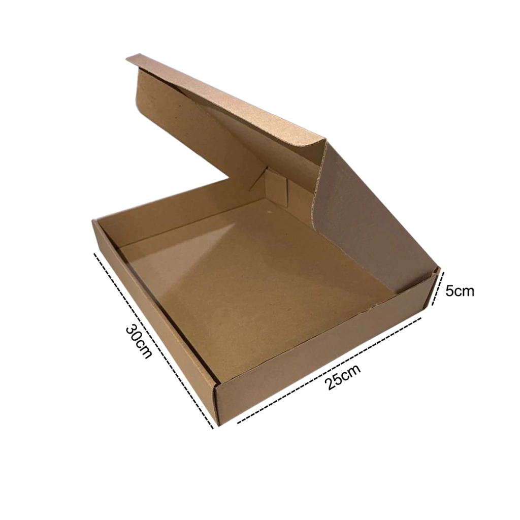 100 Caixas De Papelão 30x25x5 Montável Pardo Salgados Doces em Oferta na Shopee