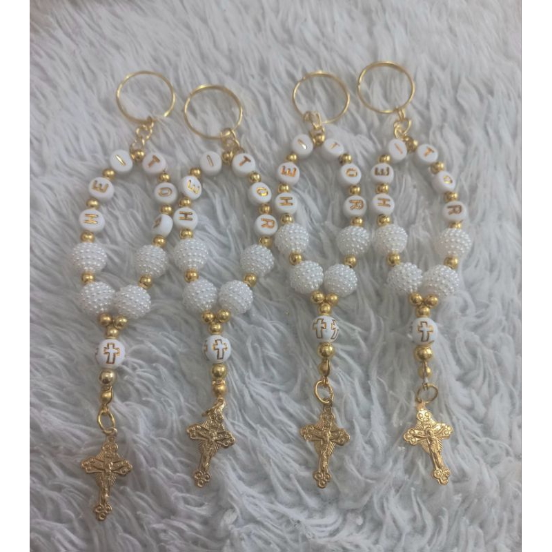 14 tercinhos personalizados para lembrancinhas batizado crisma comunhão nascimento etc com nome e argolinha pra chaveiro
