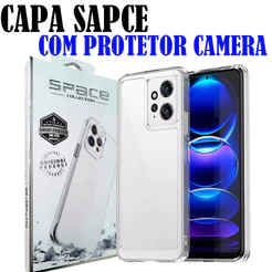 Capa Space Acrílico Transparente RedMi Mi 11 Lite/Note 13 5g/Note 13 4g/Nite 13 Pro 4G/Note 13 Pro 5G/Note 13 Pro Plus/12C/Redmi 12 4g//12sNOTE 12S/Note 12 4g/Note 12 5g/Note12 Pro 4g/Note12 Pro 5g/Note 12 Pro Plus/12C/9C Protetora Anti Amarelo