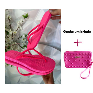 chinelo feminino rosa verão rasteirinha