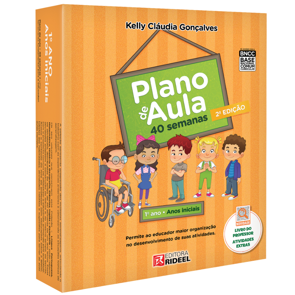 Coleção Pedagógica Plano De Aula 40 Semanas 1º Ano Fundamental I - Atualizada BNCC em Oferta na Shopee