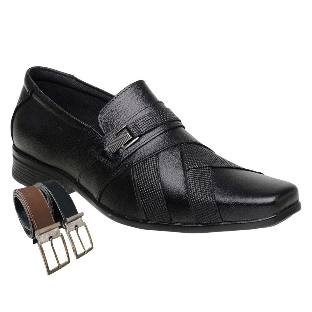 Sapato Social Masculino Fivela Calce Facil