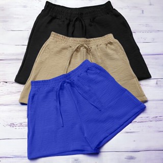 Kit 3 Shorts Duna Feminino Plus Size e Pequeno Verão