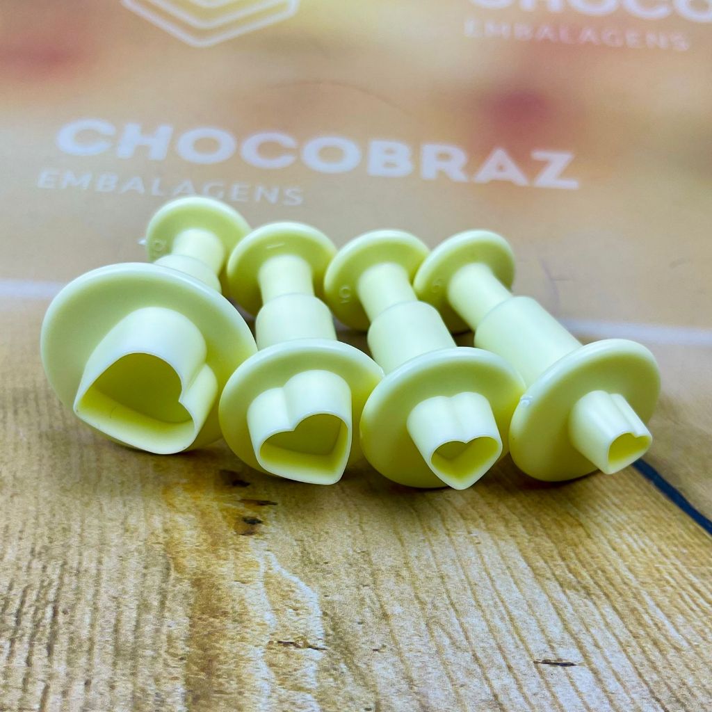 Kit Mini Ejetor Coracoes Bluestar 4 peças  (Blue Star)// em Oferta na Shopee