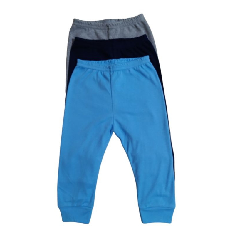 kit 3 Calças Malha  Menino Bebê Mijão