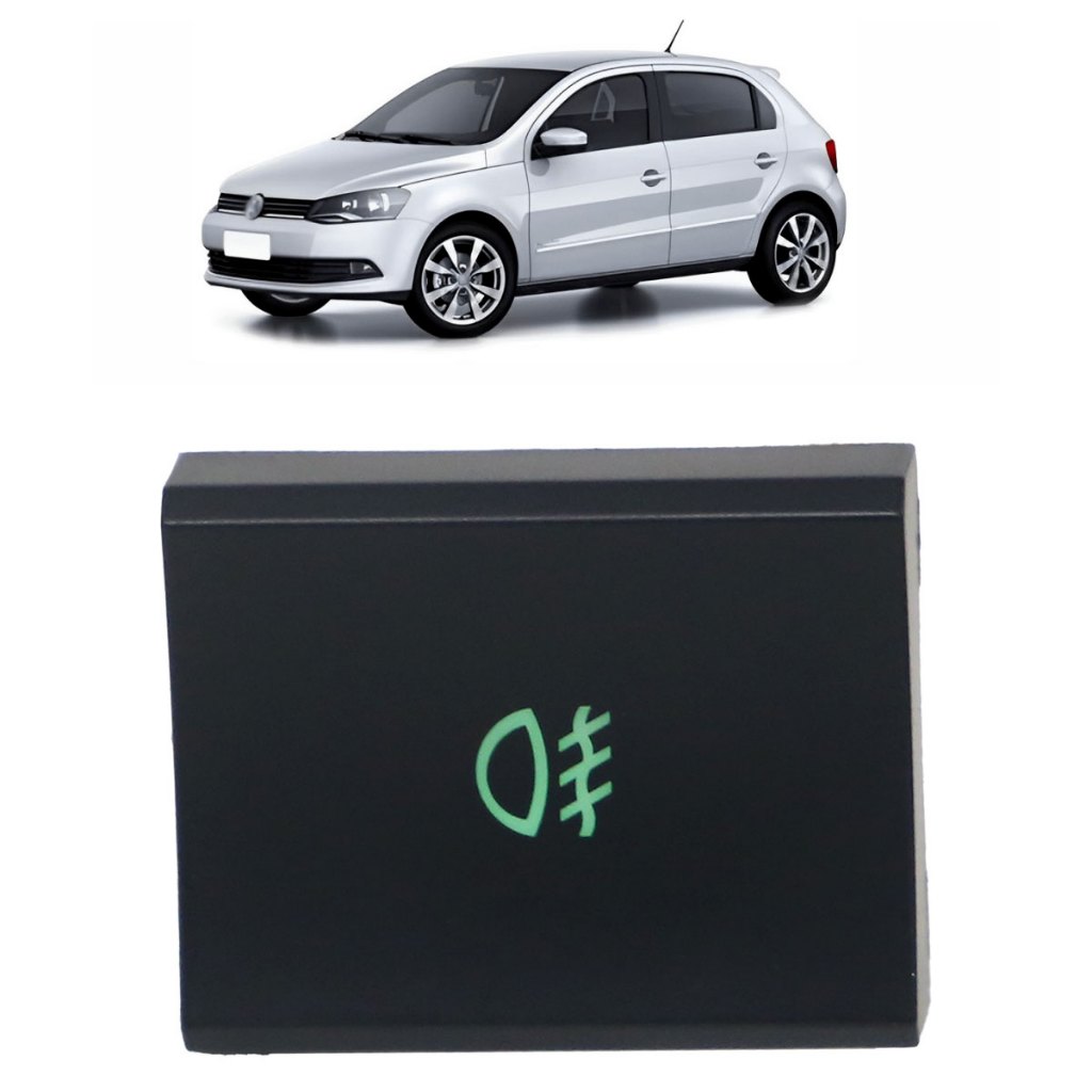 Botão Interruptor Farol Milha Saveiro G6 2013 2014 2015 2016 Painel Conector 6 Pinos - Spare Parts and Accessories for Vehicles