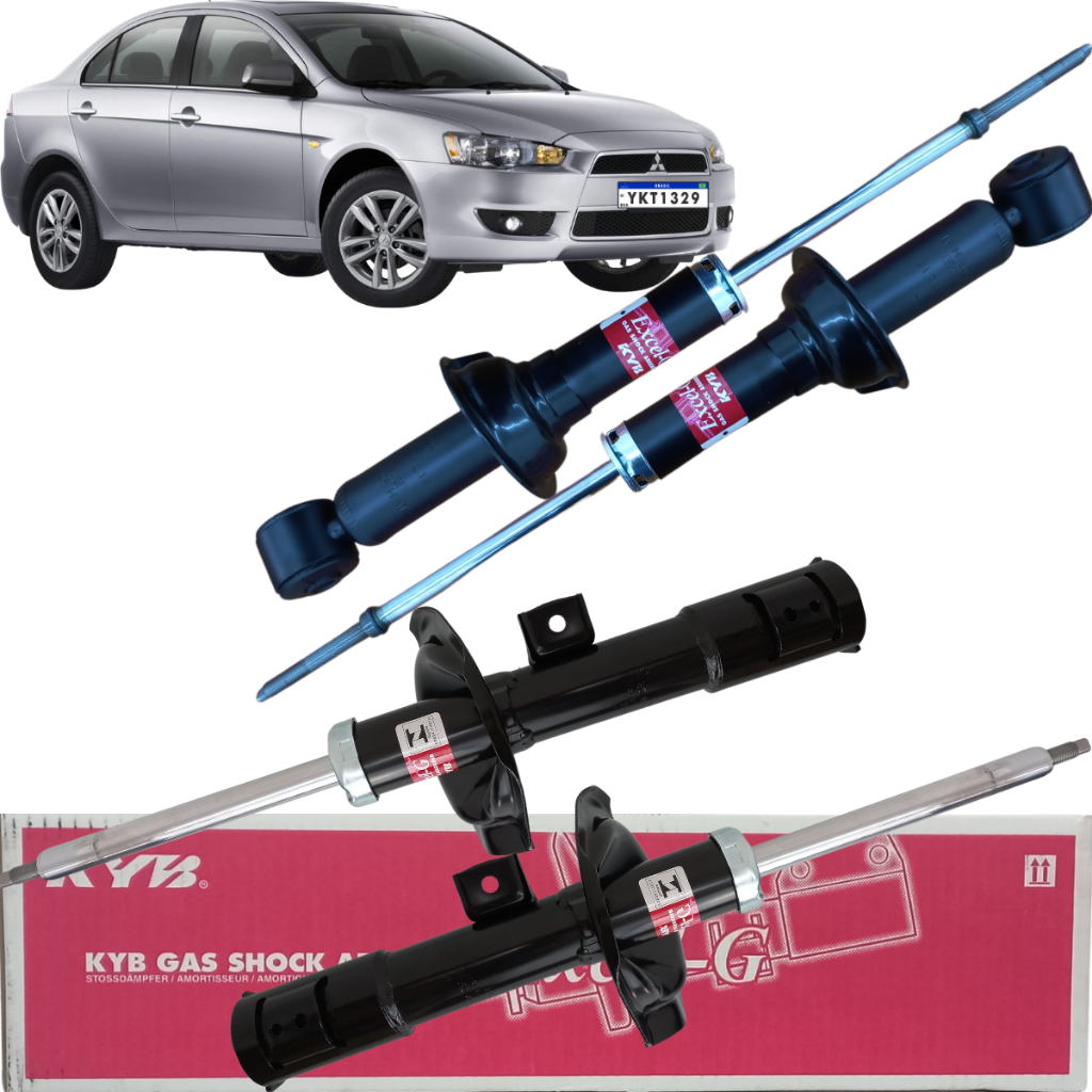 4 Amortecedor Original KYB Excel-G Lancer de 2012 a 2020 em Oferta na Shopee