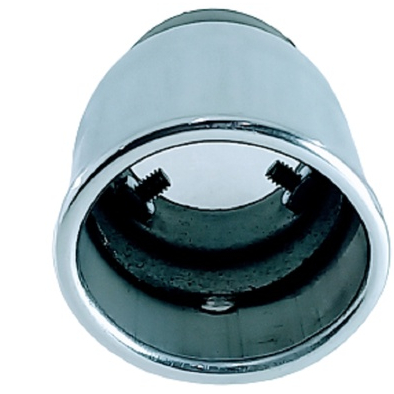 Ponteira Escapamento Alumínio Saída Oval Bimetal- Fácil instalação