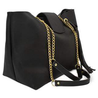 Bolsa Grande Dia A Dia Balada Alça Metal Casual