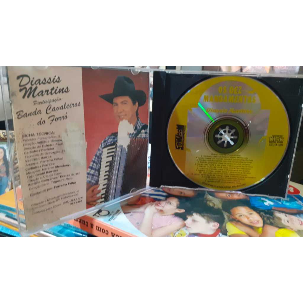 CD- DIASSIS MARTINS- OS DEZ MANDAMENTOS DO AMOR- ORIGINAL -RARIDADE