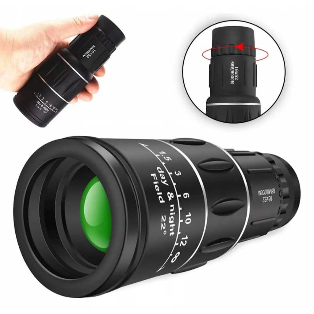 Imagem Monóculo Luneta Telescópio Profissional16x52 66/8000