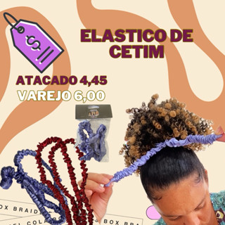 Elástico afropuff de cetim