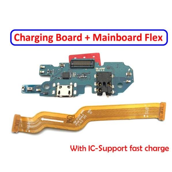Flex Sub Placa Mãe Main Lcd +Placa Conector De Carga Usb Compatível   A10 Sm-a105 Turbo