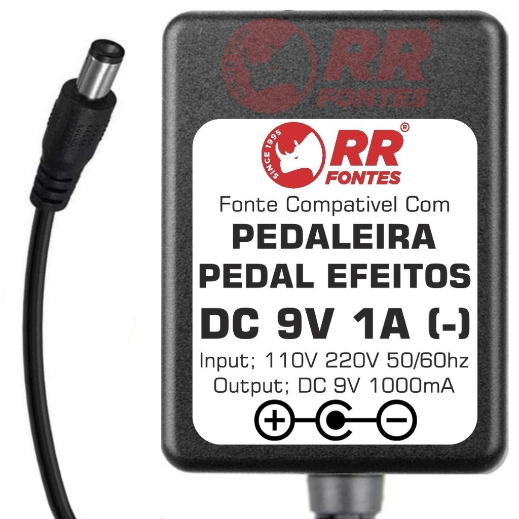 Fonte DC 9V Para Pedal Pedaleira Hotone