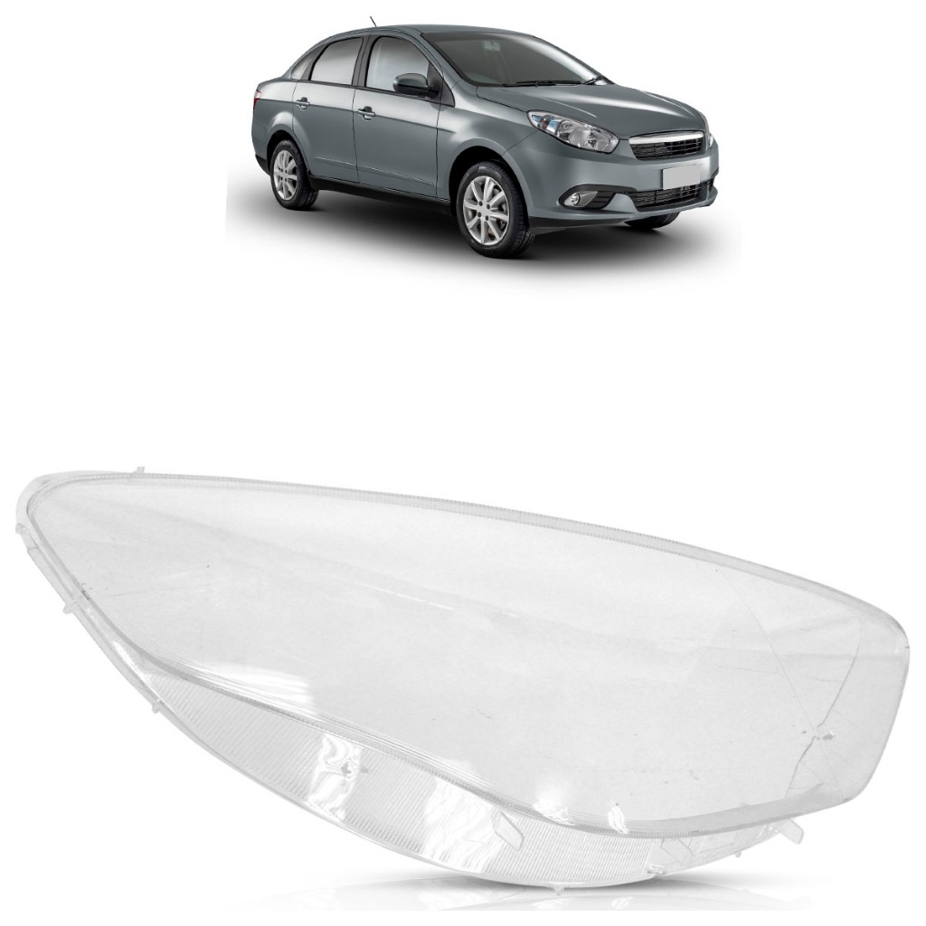 Lente Farol Dianteiro Grand Siena 2012 2013 2014 2015 2016 2017 2018 2019 2020 2021 - Spare Parts and Accessories for Vehicles