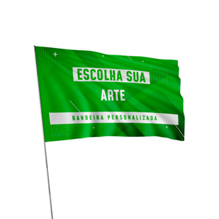 Bandeira Personalizada em Tecido Sublimado 40cmX60cm Envie Sua Arte