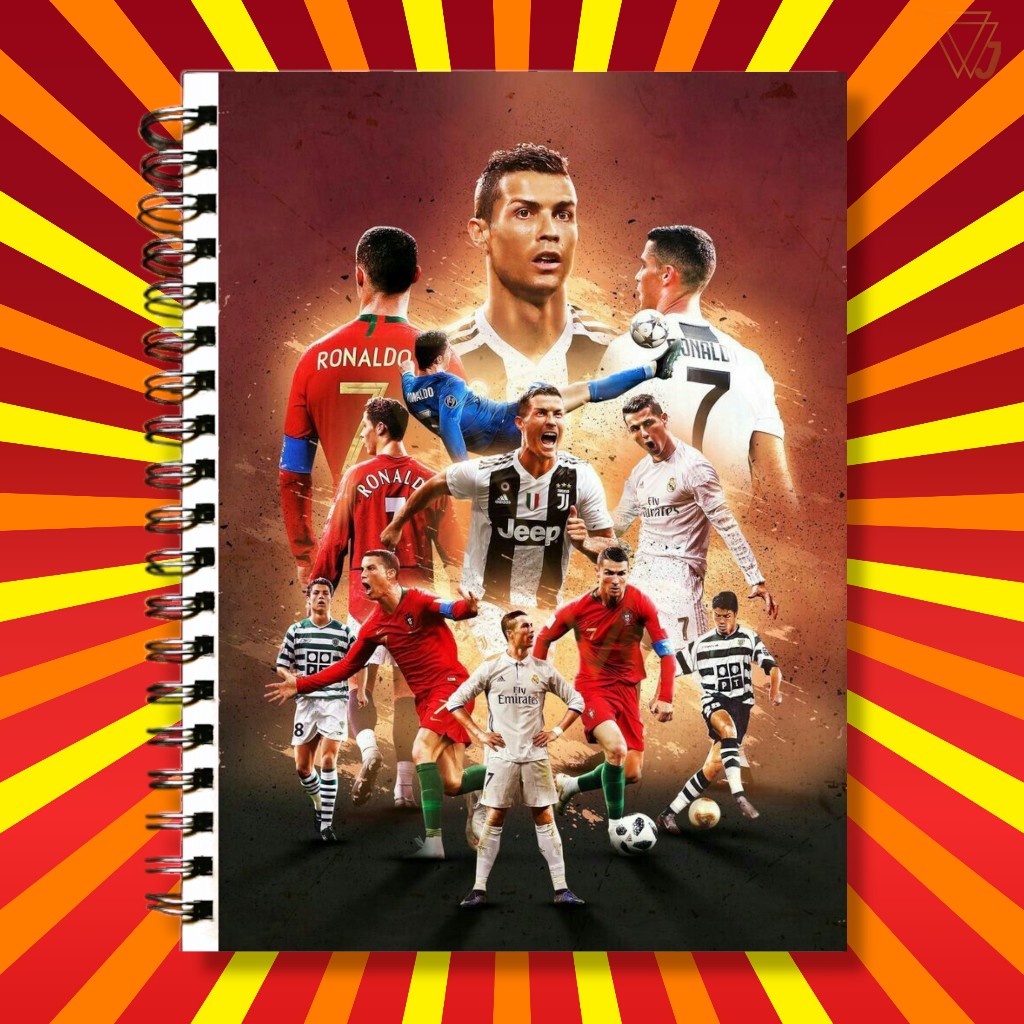 Adesivo Para Capa de Caderno Cristiano Ronaldo Futebol Top Excelente Qualidade em Oferta na Shopee