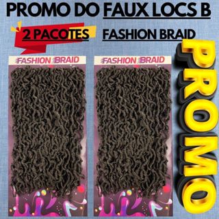 FAUX LOCS B - 2 UNIDADES - FASHION BRAID - 50 CM
