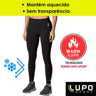 Calça Legging Lupo Feminina Warm Térmica Segunda Pele Grossa Inverno Frio Leguin Fitness Legue Academia Original