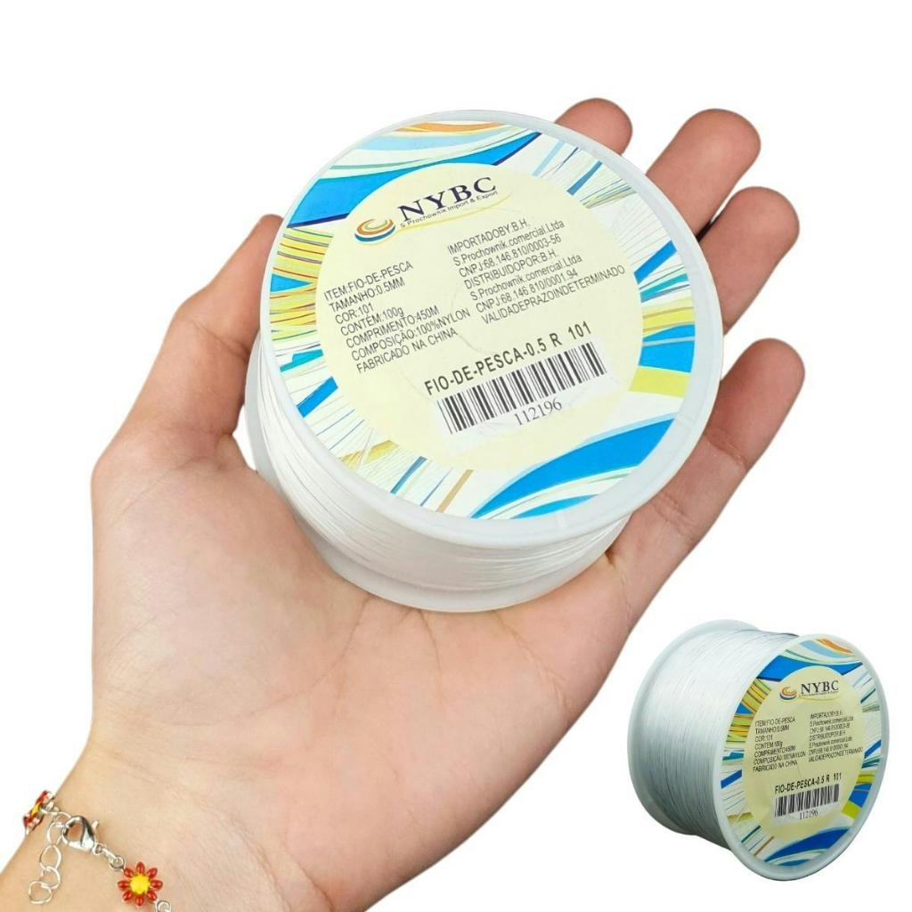 Fio De Nylon 0.2 / 0.3 / 0.35 / 0.4 / 0.45 / 0.5mm - Fio de Pesca - MGX