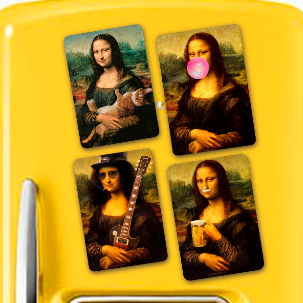 Imã de Geladeira Monalisa Vários Modelos