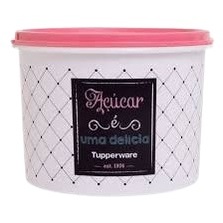 TUPPER CAIXA AÇÚCAR - Linha (Bistrô - PB - Floral - Pop Box) Mantimentos Tupperware