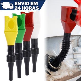 Funil Automotivo de Reabastecimento de Combustível Mangueira Dobrável Filtro de Óleo do Motor A Gasolina Extensível em Oferta na Shopee