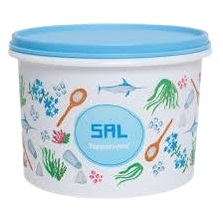 TUPPER CAIXA SAL - Linha (Bistrô - PB - Floral - Pop Box) Mantimentos Tupperware