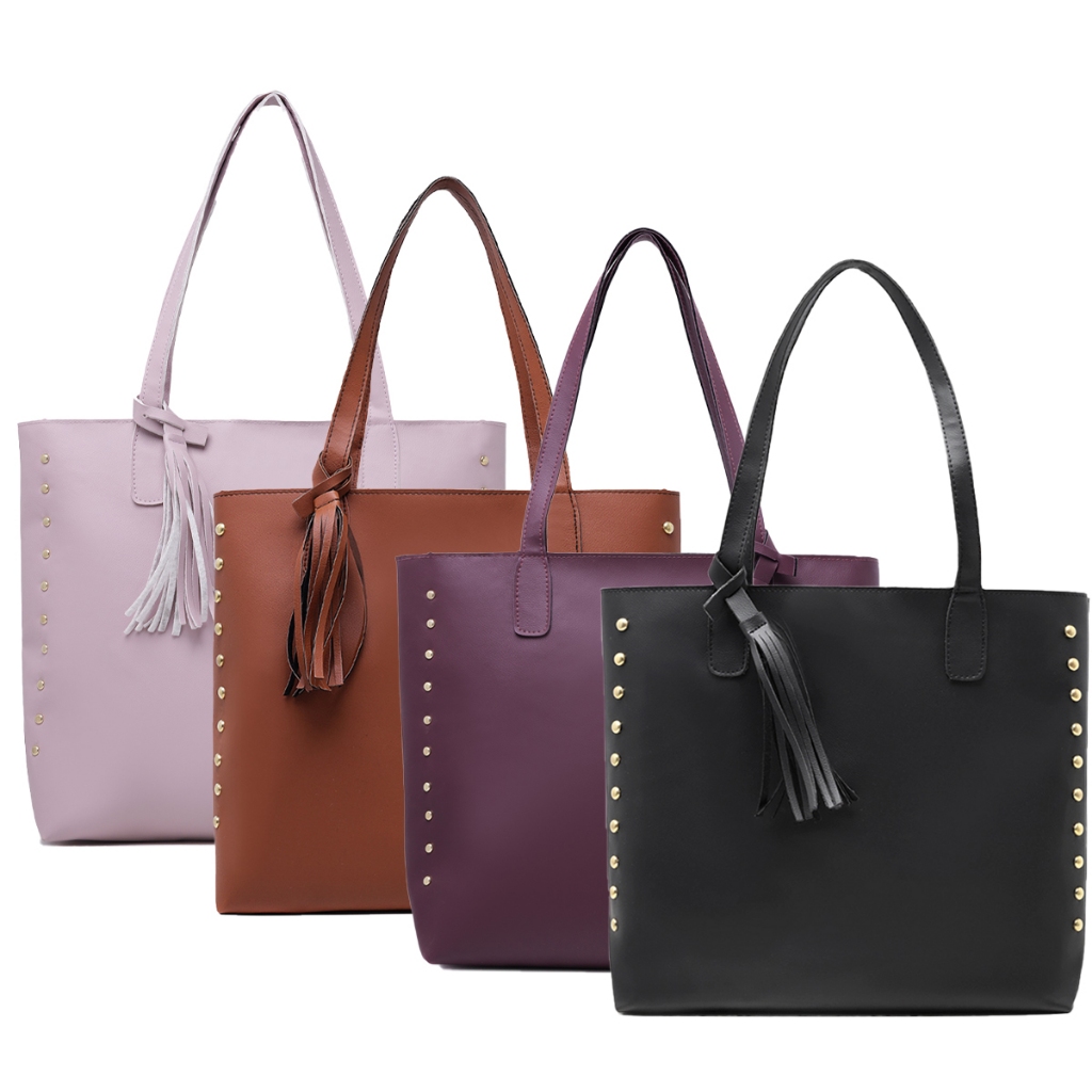 Bolsa Feminina Sacola Grande Espaçosa Promoção Conforto e Elegância em Quatro Cores Versáteis! em Oferta na Shopee