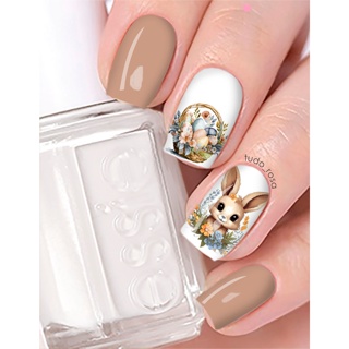 12 peliculas de unha COELHINHO FOFO 01 pascoa em Oferta na Shopee