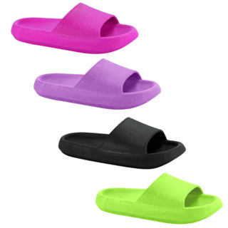 Kit 2 Pares Chinelo Slide Nuvem Adulto e infantil Unissex Sandália Leve Confortável Macio Casual Lazer Verão