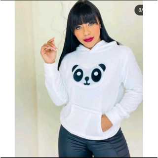 BLUSA DE FRIO QUENTINHA PELUCIA PANDA