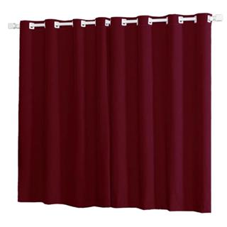 Cortina Roma Decorativa Sala ou  Quarto Com Ilhós Varão simples Vários Tamanhos em Oferta na Shopee